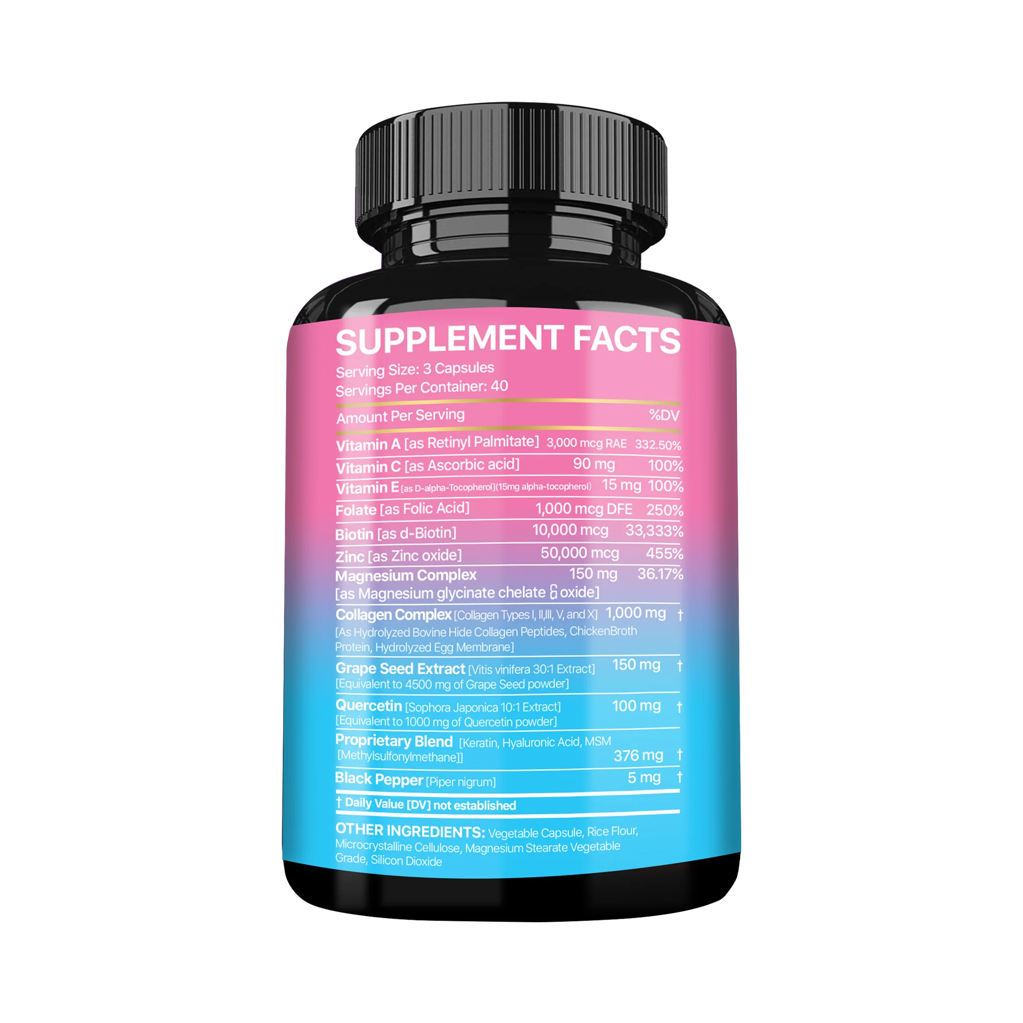 Collagen Supplement - Maintains Overall Well-being,Supports Skin Care, Nails, Hair, Antioxidants and The Immune System - Image 6