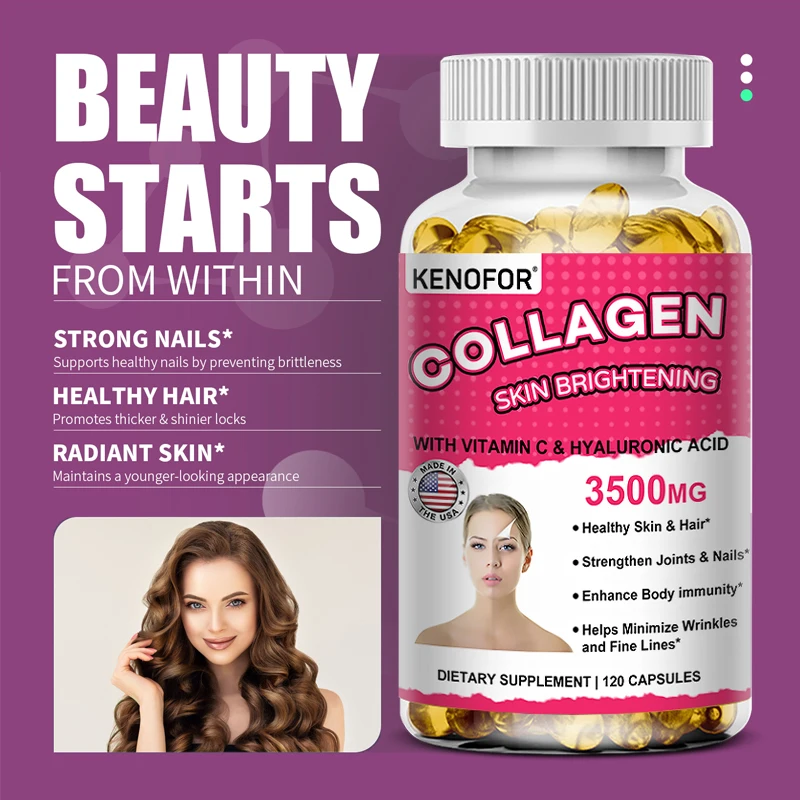 Vital Vitamins Collagen - Biotin, Hyaluronic Acid, Vitamin C - Collagen for Women - Anti-Aging Hair, Skin, Nails Beauty Complex - Image 5