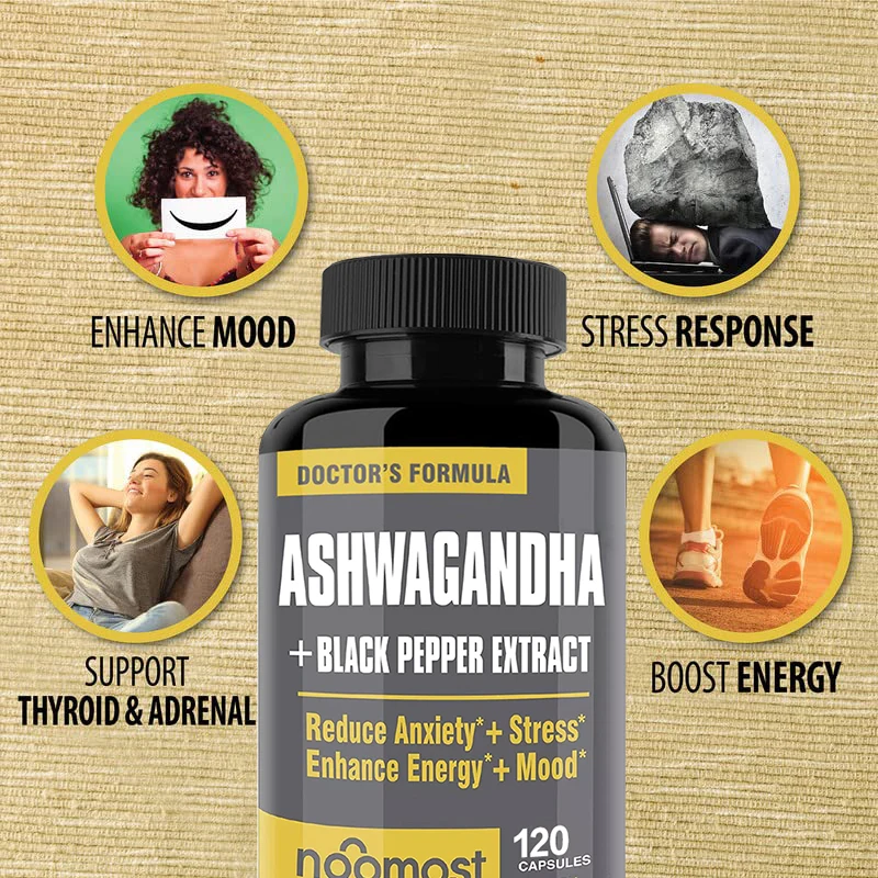 Organic Ashwagandha Capsules for Stress Relief & Focus Support - Image 2