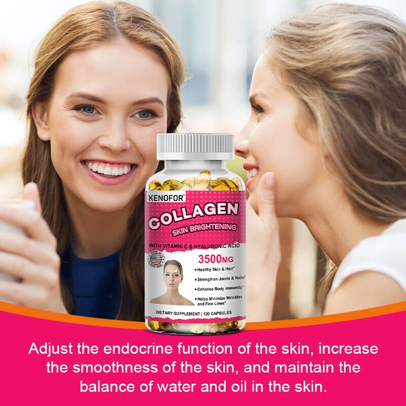 Vital Vitamins Collagen - Biotin, Hyaluronic Acid, Vitamin C - Collagen for Women - Anti-Aging Hair, Skin, Nails Beauty Complex - Image 2