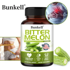 Organic Bitter Melon Extract Capsules - Blood Sugar Balance,Healthy Detoxification,Skincare and Beauty,Digestive Health